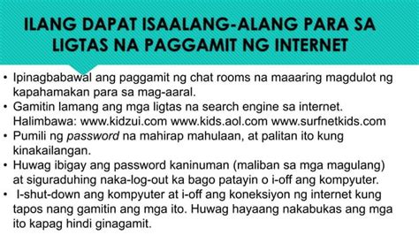 responsableng paggamit ng internet slogan|Useful Tips Para Maging Responsable sa Paggamit .